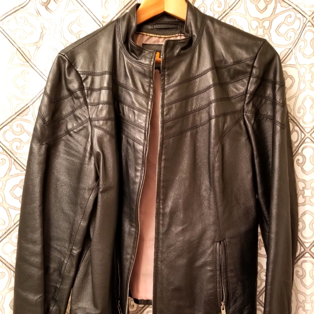 Real Leather Motorcycle Jacket